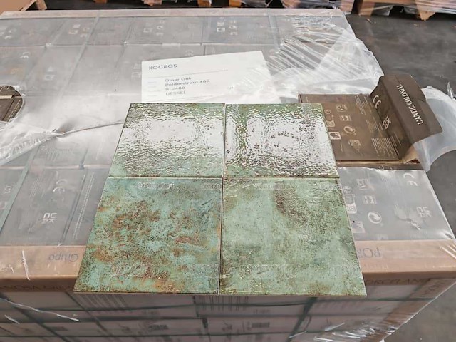 L'antic colonial fiji green glans wandtegel 20x20 cm 25,52 m² - afbeelding 2 van  7