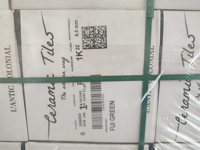 L'antic colonial fiji green glans wandtegel 20x20 cm 25,52 m² - afbeelding 6 van  7