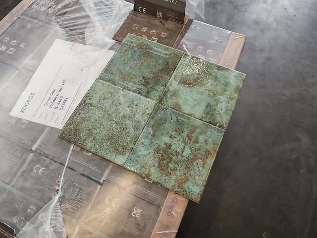 L'antic colonial fiji green glans wandtegel 20x20 cm 25,52 m² - afbeelding 4 van  7