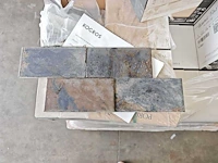 L'antic colonial fiji grey glans wandtegel 10x20 cm 28,8 m²