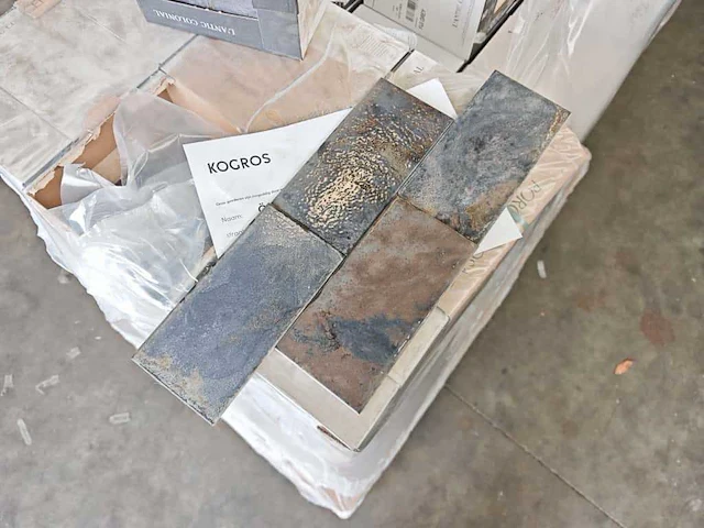 L'antic colonial fiji grey glans wandtegel 10x20 cm 28,8 m² - afbeelding 9 van  9