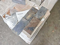 L'antic colonial fiji grey glans wandtegel 10x20 cm 28,8 m² - afbeelding 9 van  9