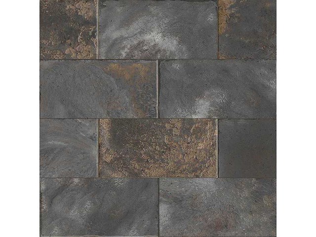 L'antic colonial fiji grey glans wandtegel 10x20 cm 8,18 m² - afbeelding 4 van  9