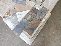 L'antic colonial fiji grey glans wandtegel 10x20 cm 8,18 m² - afbeelding 9 van  9