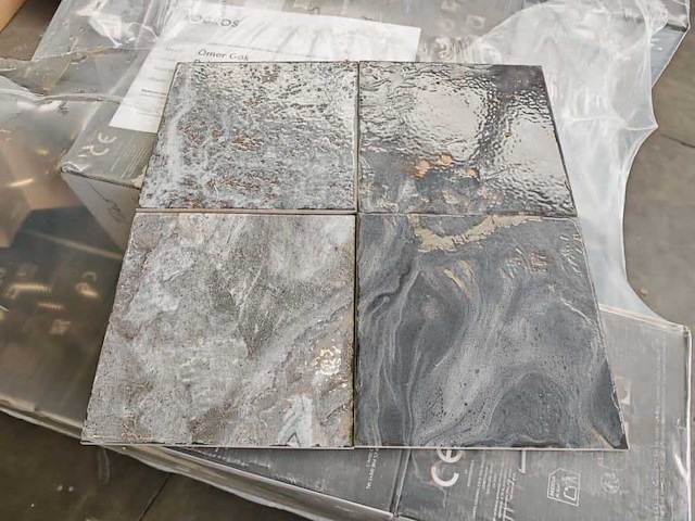 L'antic colonial fiji grey glans wandtegel 20x20 cm 44,8 m² - afbeelding 2 van  6