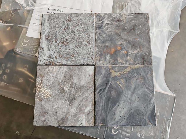 L'antic colonial fiji grey glans wandtegel 20x20 cm 44,8 m² - afbeelding 1 van  6