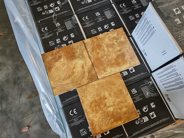 L'antic colonial fiji ocher glans wandtegel 20x20 cm 23,76 m² - afbeelding 2 van  7