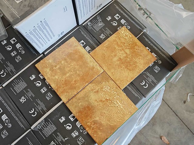 L'antic colonial fiji ocher glans wandtegel 20x20 cm 23,76 m² - afbeelding 3 van  7