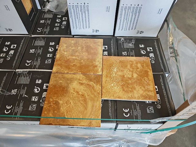 L'antic colonial fiji ocher glans wandtegel 20x20 cm 23,76 m² - afbeelding 4 van  7