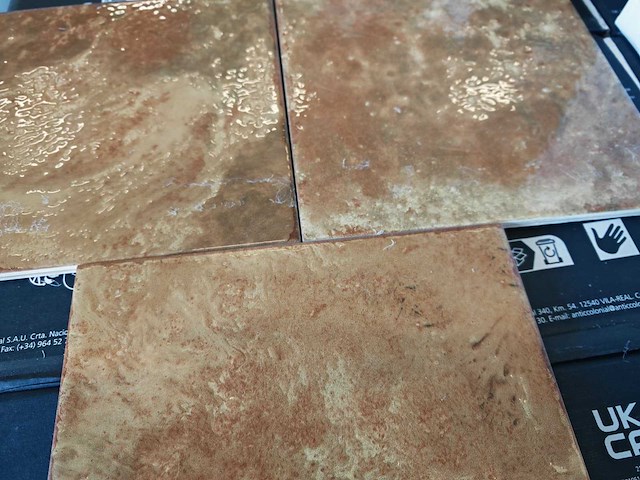 L'antic colonial fiji ocher glans wandtegel 20x20 cm 23,76 m² - afbeelding 5 van  7