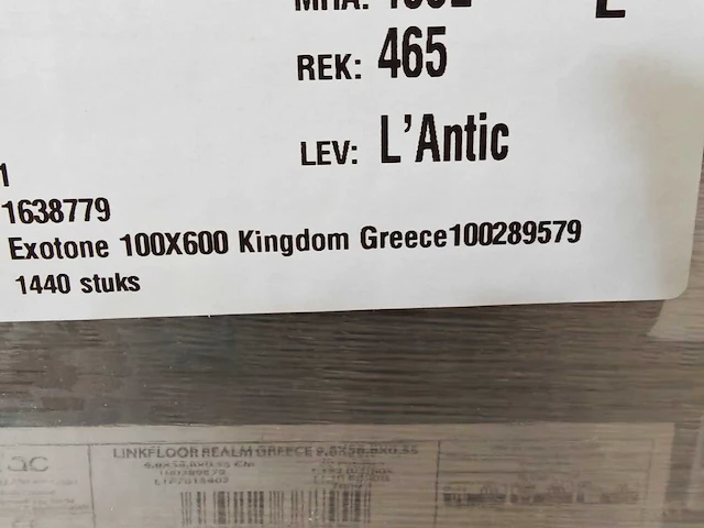 L'antic colonial kingdom greece visgraat click pvc vloer 112,2 m² - afbeelding 9 van  12