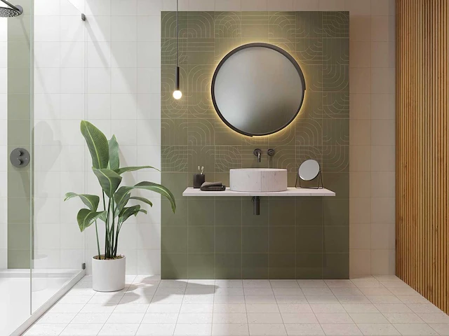 L'antic colonial metropolitan deco moss glans wandtegel 20x20 cm 23,76 m² - afbeelding 1 van  6