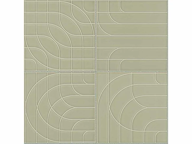 L'antic colonial metropolitan deco moss glans wandtegel 20x20 cm 23,76 m² - afbeelding 3 van  6