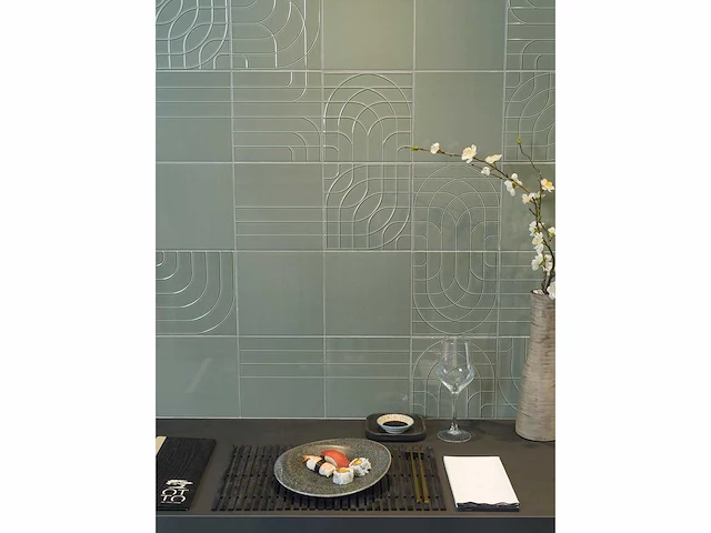 L'antic colonial metropolitan deco moss glans wandtegel 20x20 cm 23,76 m² - afbeelding 6 van  6