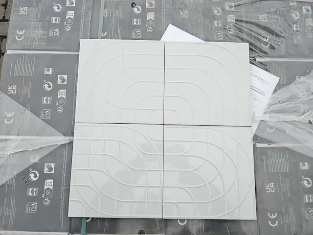 L'antic colonial metropolitan deco seagreen glans wandtegel 20x20 cm 26,4 m² - afbeelding 1 van  8