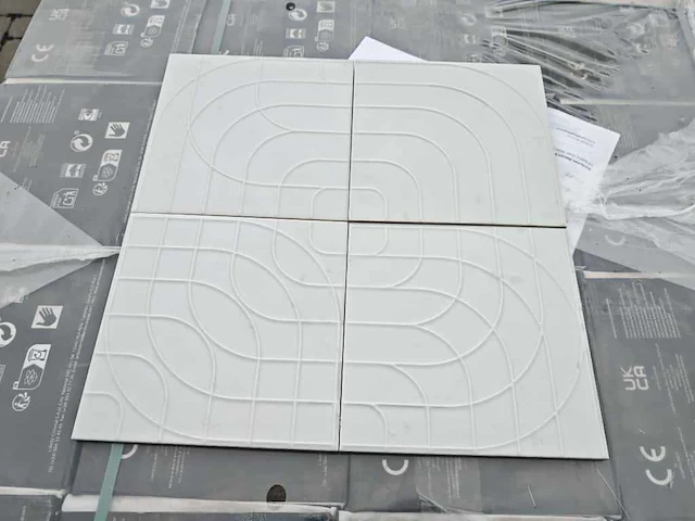 L'antic colonial metropolitan deco seagreen glans wandtegel 20x20 cm 26,4 m² - afbeelding 2 van  8