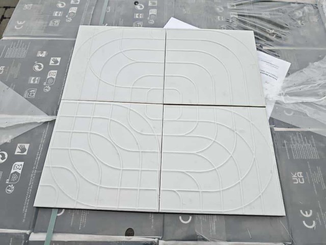 L'antic colonial metropolitan deco seagreen glans wandtegel 20x20 cm 26,4 m² - afbeelding 2 van  8