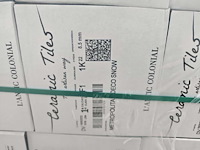 L'antic colonial metropolitan deco snow wandtegel 20x20 cm 43,8 m² - afbeelding 7 van  7