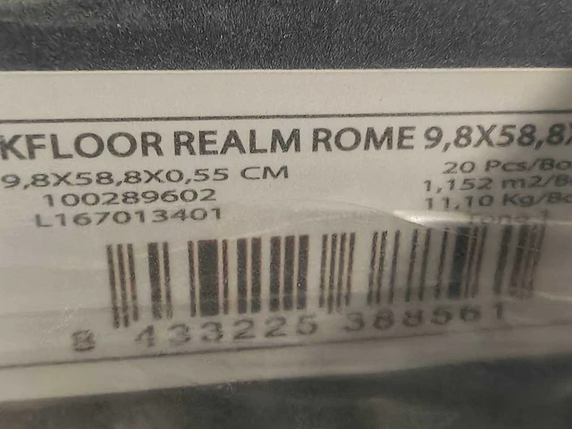 L'antic colonial realm rome visgraat click pvc vloer 13.71 m² - afbeelding 13 van  14