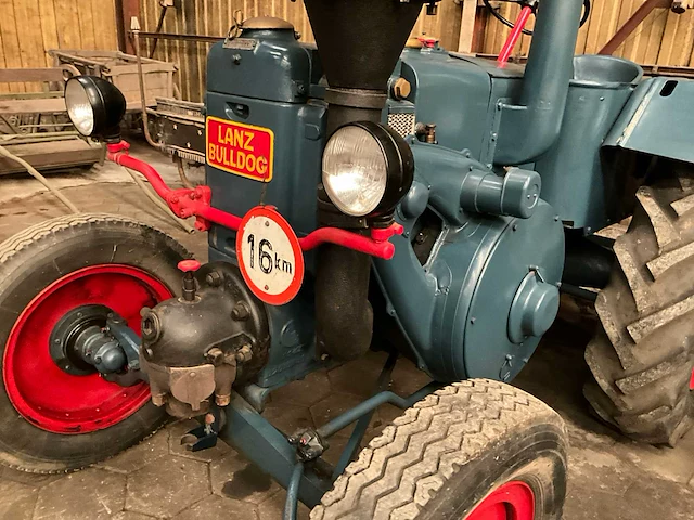 Lanz-bulldog - d7506 - vintage tractor - 1951 - afbeelding 11 van  12