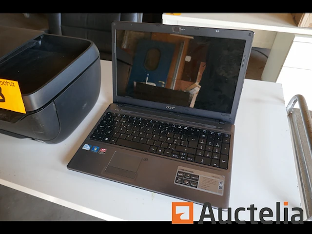 Laptop acer + printer hp - afbeelding 2 van  4