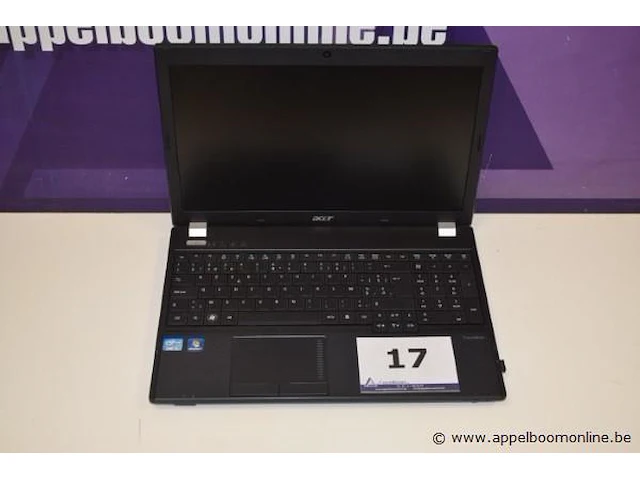 Laptop acer, travelmate 5760, intel core i5, zonder kabels, werking niet gekend, paswoord niet gekend - afbeelding 1 van  3