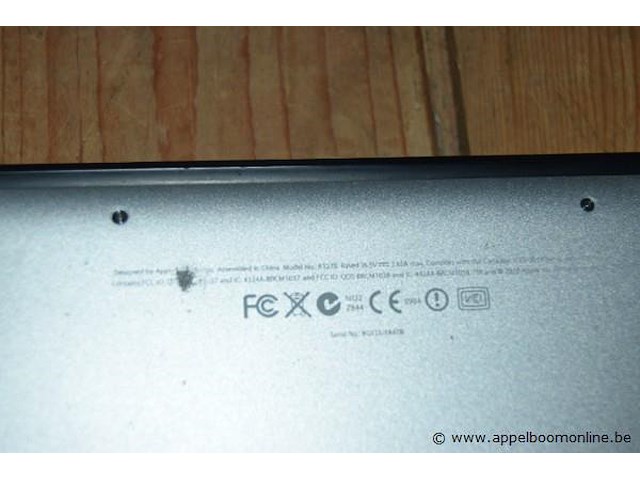Laptop apple, macbook pro a1278, werking niet gekend, mogelijks icloud locked - afbeelding 4 van  4