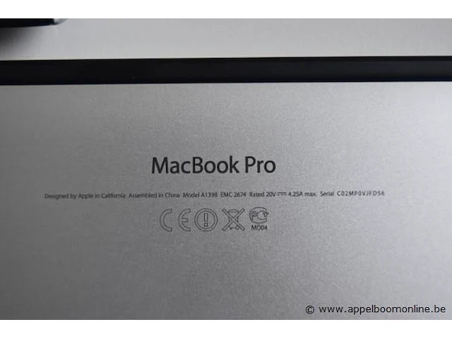Laptop apple, macbook pro a1398, paswoord niet gekend, mogelijks icloud locked - afbeelding 2 van  2