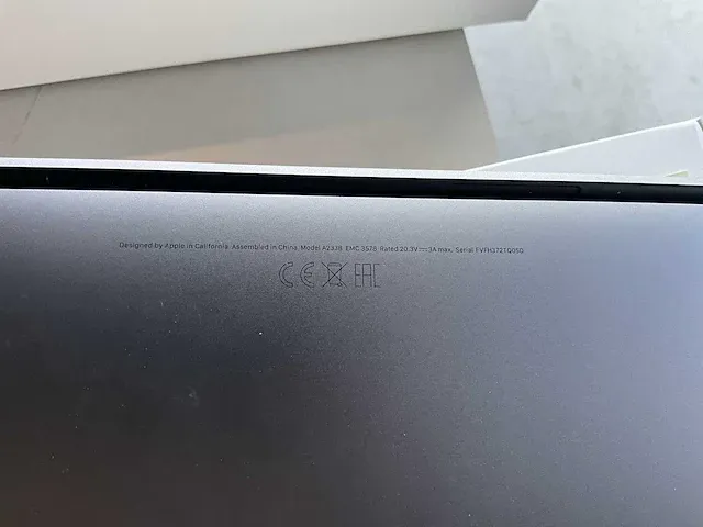 Laptop apple macbook pro model a2338 - afbeelding 5 van  6