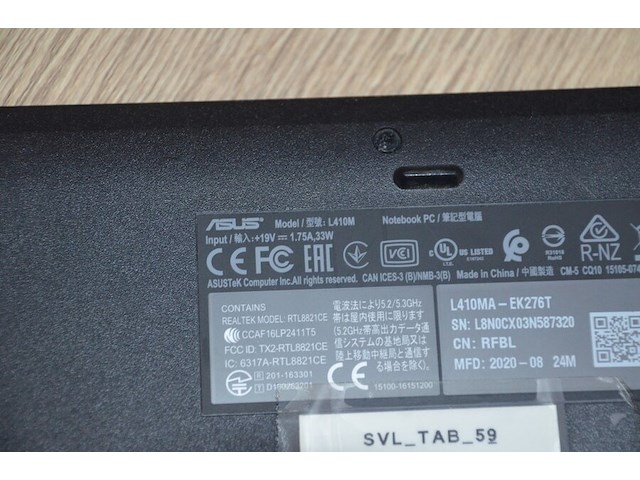 Laptop asus l410m intel pentium silver met lader (b397) - afbeelding 3 van  10