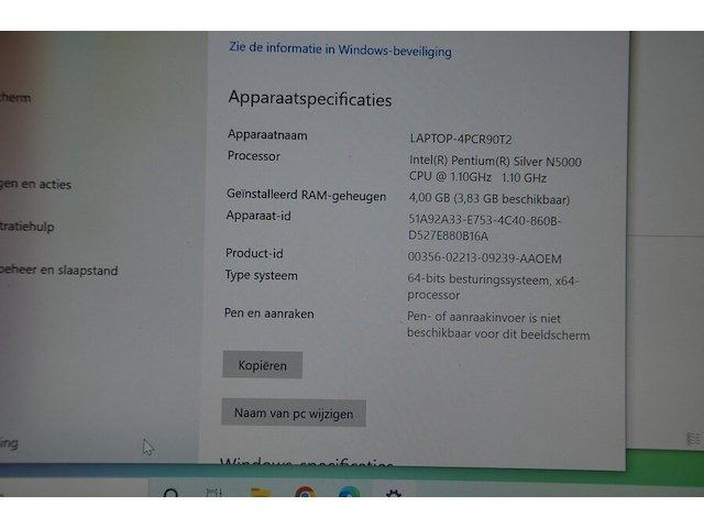 Laptop asus l410m intel pentium silver met lader (b397) - afbeelding 10 van  10