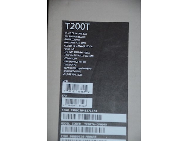 Laptop asus transformer book t200t intel zonder lader (b397) - afbeelding 9 van  9