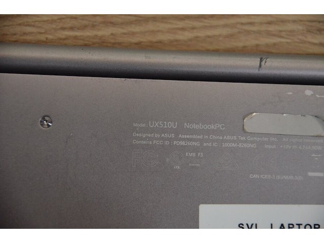 Laptop asus ux510u intelcore i7 met lader (b397) - afbeelding 9 van  9