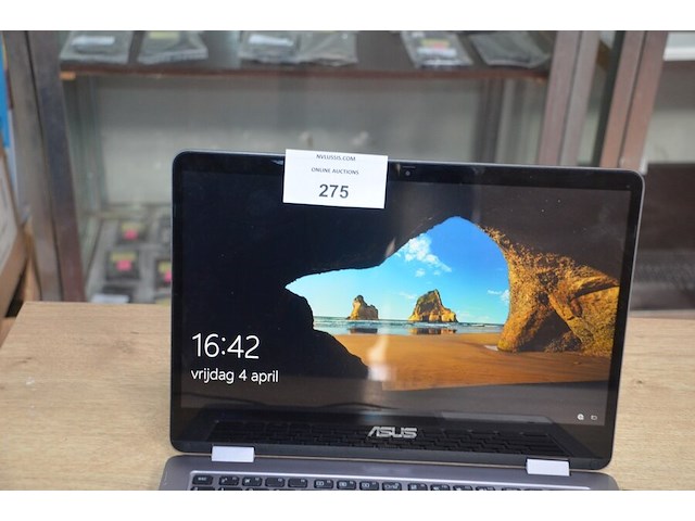 Laptop asus vivobook flip 14 tp401m intel pentium met lader (b397) - afbeelding 3 van  7