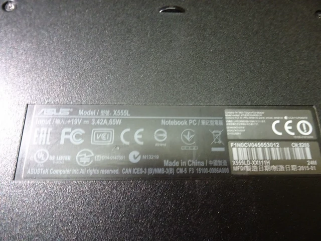 Laptop asus - afbeelding 3 van  5