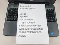 Laptop dell latitude e3540 - afbeelding 3 van  4