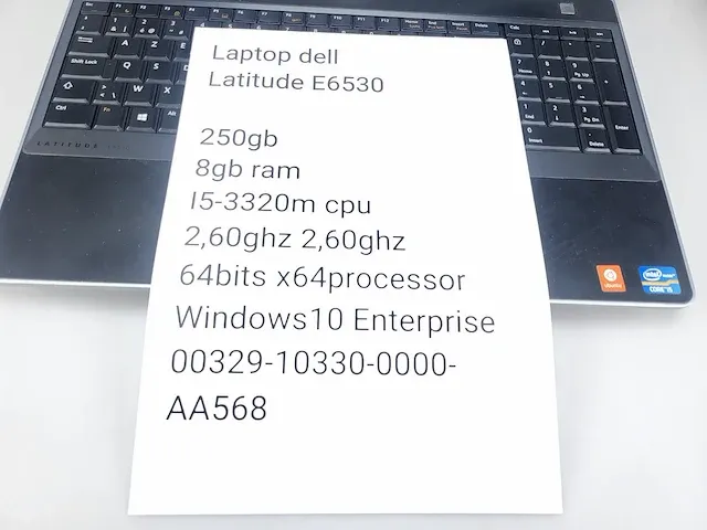 Laptop dell latitude e6530 - afbeelding 3 van  4