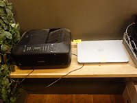 Laptop dell + printer canon - afbeelding 1 van  5