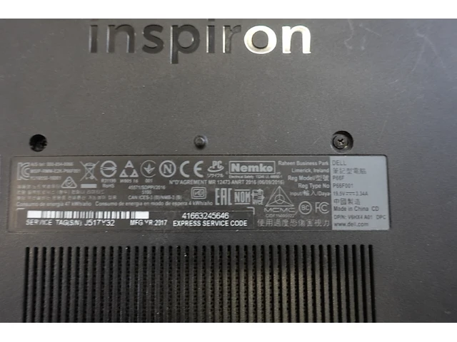 Laptop dell - afbeelding 4 van  4