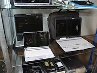 Laptop ecafe hercules ec-1000w-h160g/iabel zonder lader, laptop acer aspire 7520 met lader en draagtas, laptop acer aspire 3690 met muis , lader en draagtas - afbeelding 1 van  15