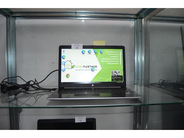 Laptop hp intel core i5 10th gen, model 17-by2045nb met lader (3) - afbeelding 1 van  7