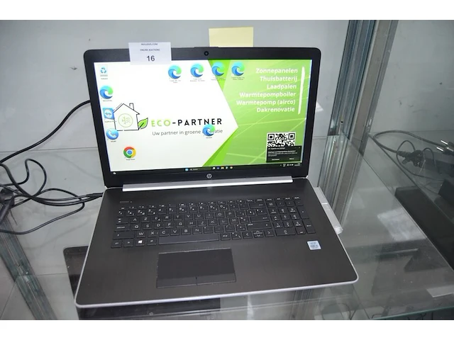 Laptop hp intel core i5 10th gen, model 17-by2045nb met lader (3) - afbeelding 2 van  7