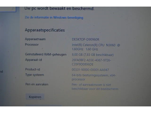Laptop hp tpn-w121 met lader (10) - afbeelding 5 van  6