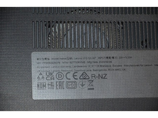 Laptop lenovo v15 g3 1ap intel core i5 met lader (b400) - afbeelding 8 van  8