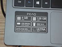 Laptop peaq slim s132 intel celeron met lader (b395) - afbeelding 6 van  9