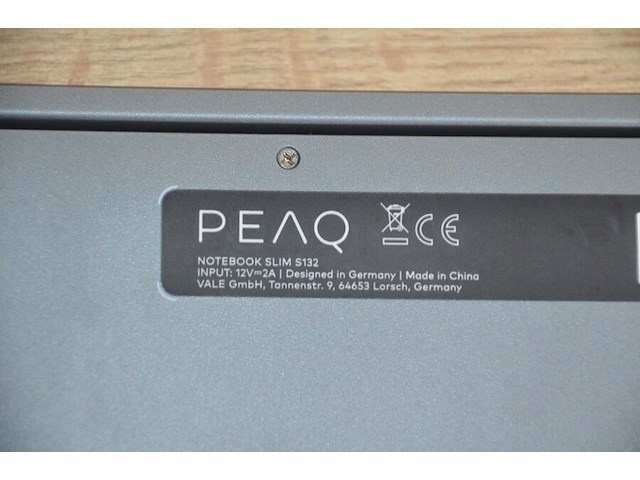 Laptop peaq slim s132 intel celeron met lader (b395) - afbeelding 9 van  9