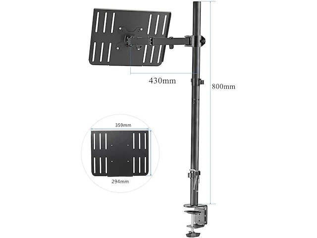 Laptop-standaard / monitor-arm - afbeelding 2 van  4