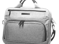 Laptoptas - 13,30'' - polyester jeans - grijs - afbeelding 2 van  3