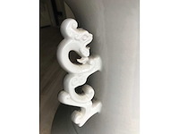 Large blanc de chine ceramic vase. 90cm high. - afbeelding 11 van  34
