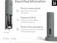 Lars nysøm elektrische zout- en pepermolenset - afbeelding 2 van  3